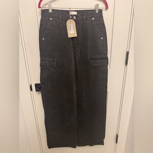 NWT Meshki Black Cargo Pants